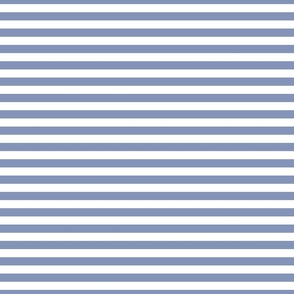 1/2 Stripe Blue and white