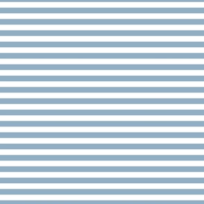 1/2 Stripe Blue and white