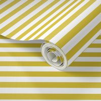 1/2 Stripe Yellow and white