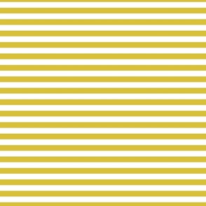 1/2 Stripe Yellow and white