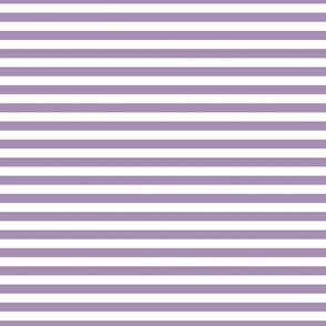 1/2 Stripe Violet Purple and white