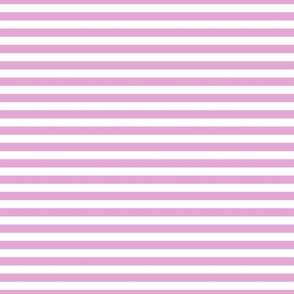 1/2 Stripe Pink and white