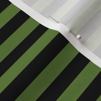 1/2 Stripe green and black