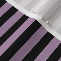 1/2 Stripe Violet Purple and black