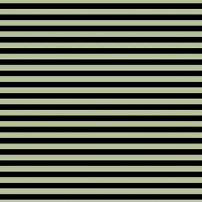 1/2 Stripe Light Green and black