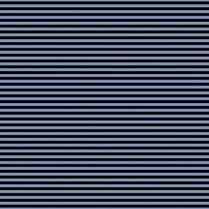 1/4 inch horizontal periwinkle blue black stripe