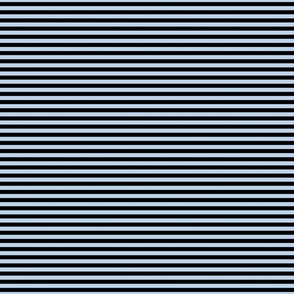 1/4 inch horizontal baby blue and black stripe