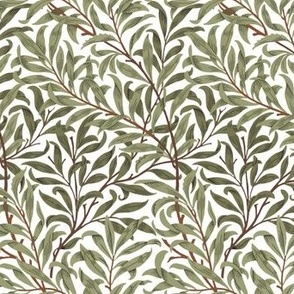 William Morris willow on white