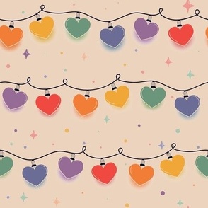 hearts garland