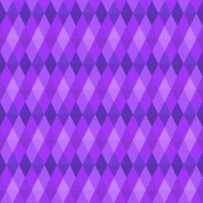 Purple Harlequin Preppy Diamond | Ski Crystals