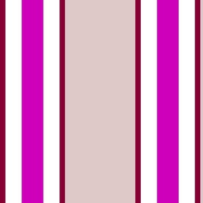 XXL Michel 2401081419 PINK BUTTERFLY white stripe