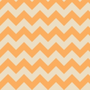orange chevron, lines, zig zag, geometric (large)