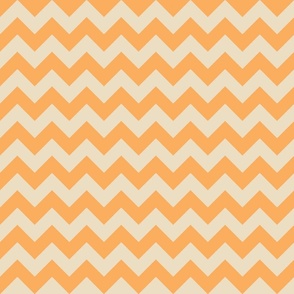 orange chevron, lines, zig zag, geometric (medium)