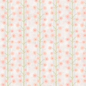 Soft Flower Stripes6-inch repeat