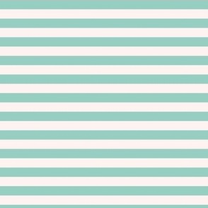 0,3´´ wide Tenis stripes in soft green and warm cream Small scale