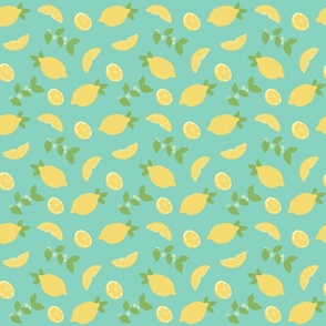 lemon, lemonade, citrus, summer, yellow (small size)