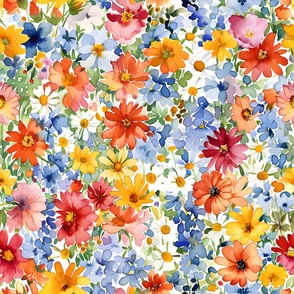 Happy gardens floral bold colored
