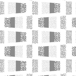 Abstract Sloping Rectangles in Monochrome Grey and White