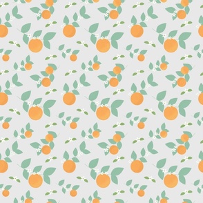 orange, tree, flower, floral, fruit, spring, orange love (small size)