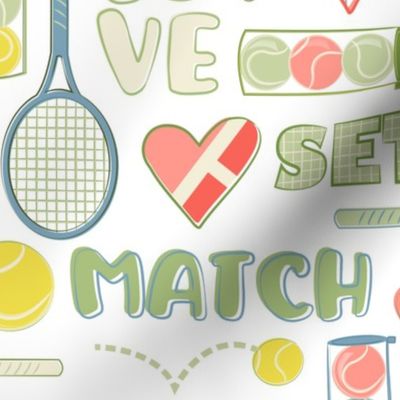 See You in Court Tennis Design © Jennifer Garrett