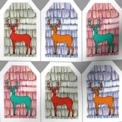 Sweet deer gift tags