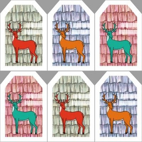 Sweet deer gift tags