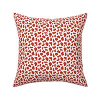 Smaller Wild Animal Print Rustic Red