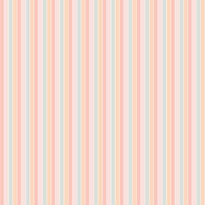 Pastel Multicolored Stripe//Small//4"x4"