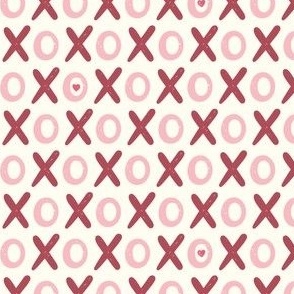 XOXO Boho textured on soft White small scale
