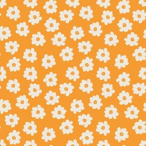 Blender-flowers orange background