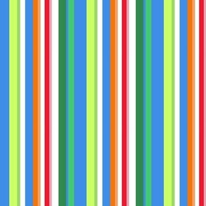 tennis stripe colorful small scale