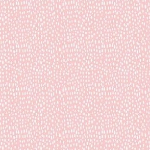 Micro - Happy Skies - Raindrops from Sky - Organic Dots and Lines - Hand drawn - Neutral Nursery - Baby Girl Nursery - Pastel Pink