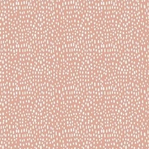 Small - Happy Skies - Raindrops from Sky - Organic Dots and Lines - Hand drawn - Neutral Nursery - Mauve - Rose Blush