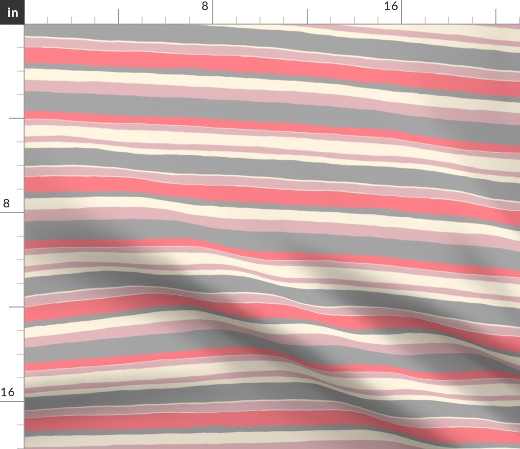 Painted Stripe (coral)