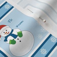 Frosty Family Gift Tags