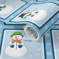 Frosty Family Gift Tags