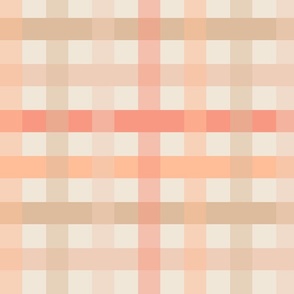 Peach Fuzz Plaid 2