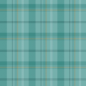 Plaid, 6 in, Teal, Light Teal, Turquoise Gingham, Teal Check, Checkered Blanket, Tartan, Madras Pattern, Country Chic, Cottagecore, Checks, Grid, Pastel Plaid, dotsandglory