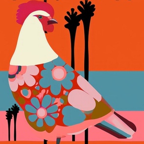 a surface design of graphic design play and birds_173