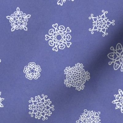 cut paper snow-stars