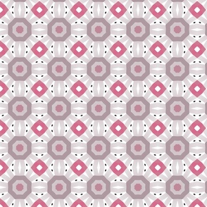 Pink Gray Black and White Abstract Geometric