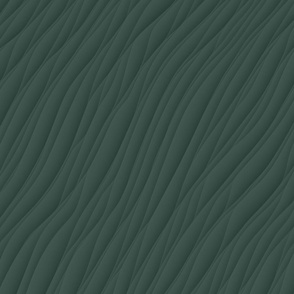 green / dark green textured background  in gentle waves / painted folds