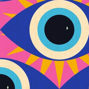 evil eye pink wallpaper - 24 in
