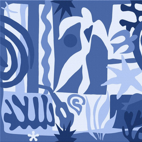 Inspired by Matisse (blue)