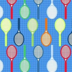 tennis racquet multi color small scale
