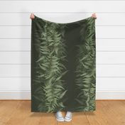 Woven Forest Ferns, dark green/large