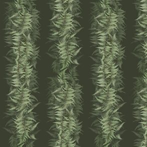 Woven Forest Ferns, dark/small