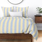 Basic Stripes (3" Stripes) - Sky Blue & Pale Yellow