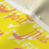 Mr Darcy's Ardently Admire Quote from Jane Austen's Pride _ Prejudice -  for Tea Towel or Wall Hanger - Yellow Background