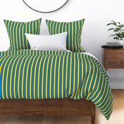 OUTLINED STRIPES (medium) - Colorful Vertical Lines on Coordinating Basic